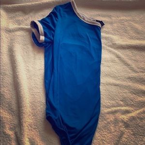 Blue bodysuit